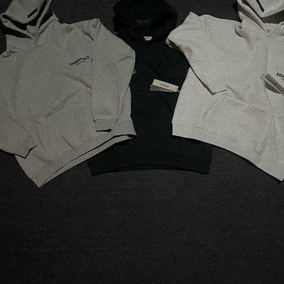 Fear of God Essentials Black Hoodie - Picture 6 of 6